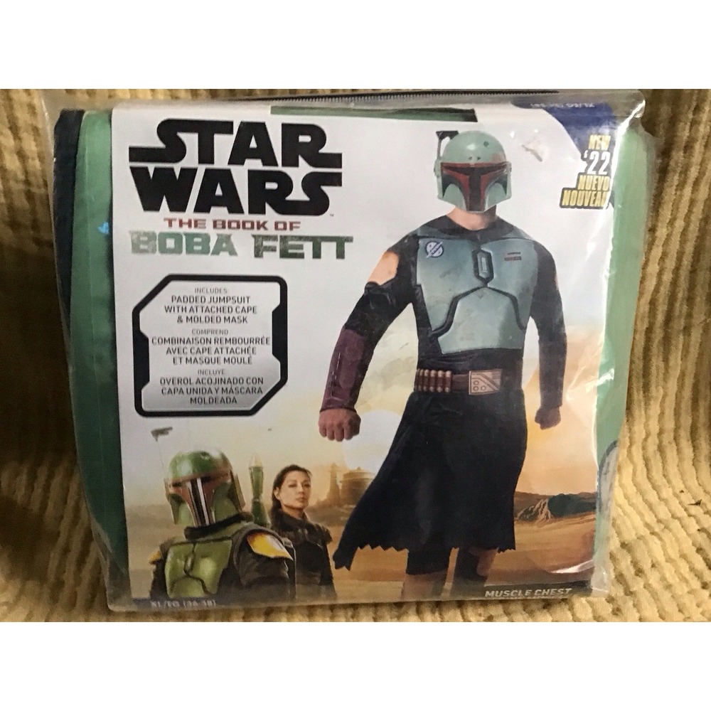 Star Wars The Book Of Boba Fett Costume Adult XL - New